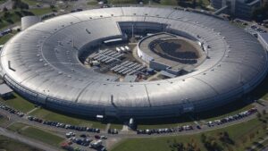 Diamond Light Source as seen from above